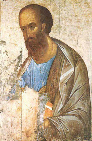 andrej rublev,  xv sec., san paolo apostolo.jpg